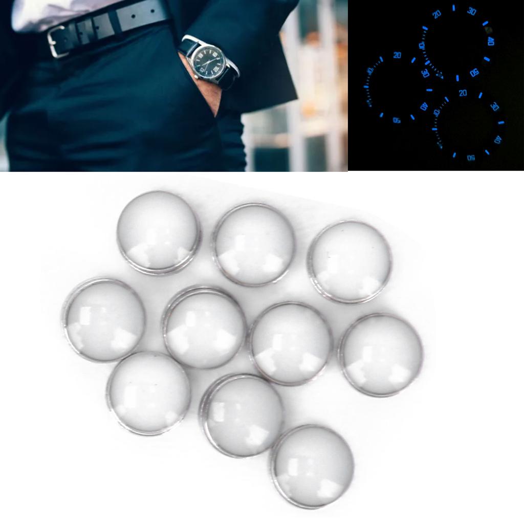 10pcs Blue Watch Luminous Bezel Dot Watch Dial Luminous Dot Watch Parts Accessory