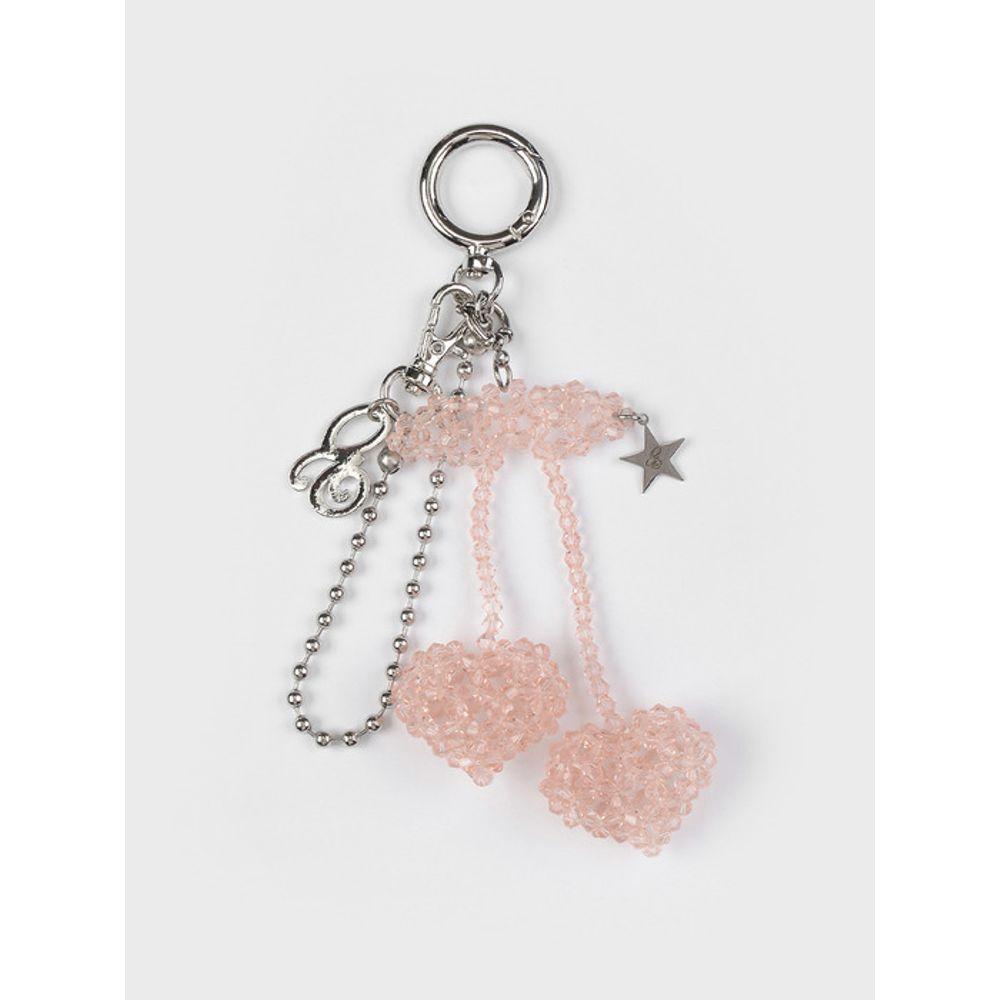 Eireve XL ЧЕРЕШНЯx2 БИСЕРНЫЙ МНОГОФУНКЦИОНАЛЬНЫЙ БРЕЛОК (PINK)