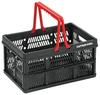 CAPTAIN STAG Folding Container Folding Handy Container Large Polypropylene Black (PP) UL-1013