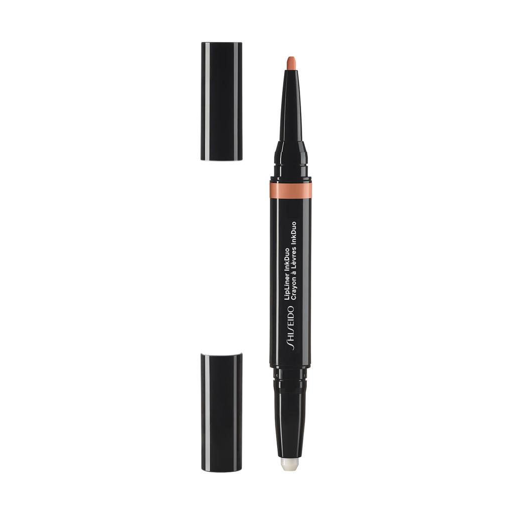 SHISEIDO Макияж Карандаш-лайнер для губ Ink Duo 01 Bare Lip Liner Pencil Покрывает Вертикальные Увлажняющий Shiseido 0.9г/0.2г (Выдвижной Тип) Линии,