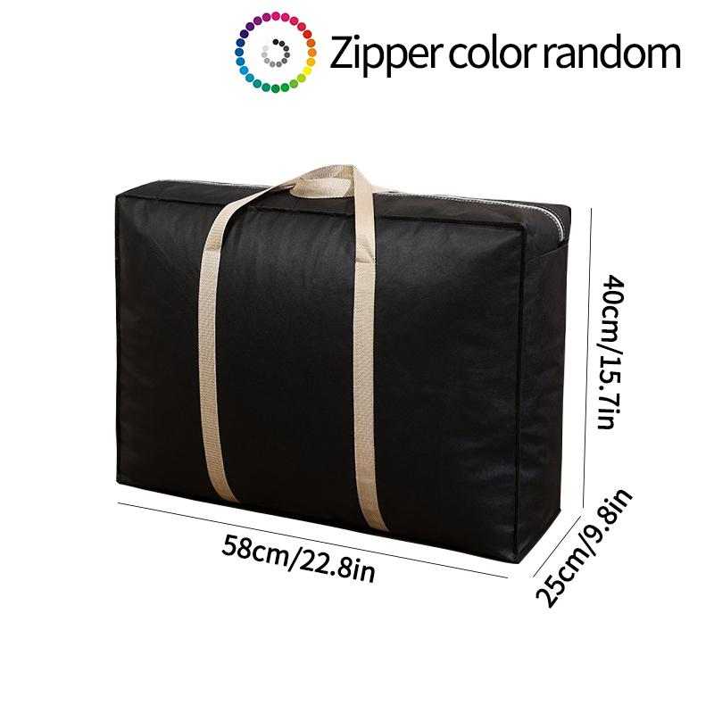 Сумка для хранения одеял из нетканого материала, органайзер большой вместимости для шкафа, пылезащитная сумка для одежды на молнии для переезда