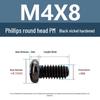 Yigu Black Nickel Carbon Steel PM Phillips Round Head Screws m2-m4 Pan Head Machine Screws for Electronics