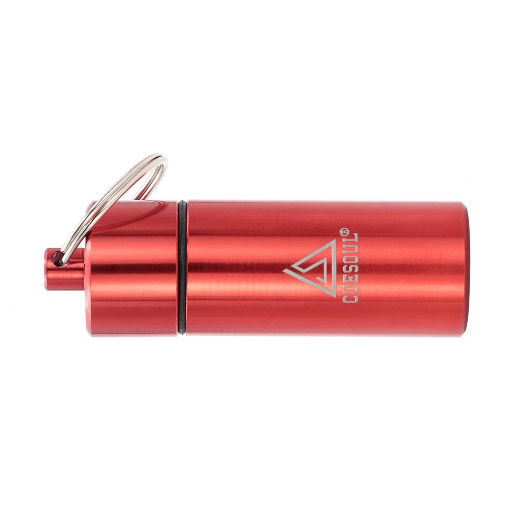 CUESOUL Портативный кейс для хранения дротиков с мягким наконечником в мини-алюминиевой банке, красный кейс с черными мягкими наконечниками (CSDA-BZH07-1)