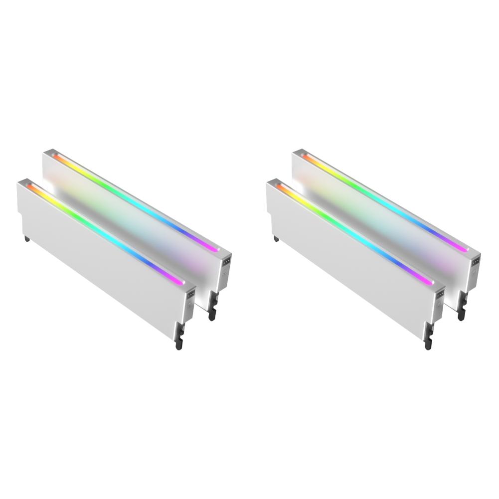 Охладитель модуля памяти 5В 3PIN ARGB AURA Sync Радиатор Охладитель DDR3 DDR4 DDR5 Теплораспределитель Охладитель для настольного компьютера ПК Памяти