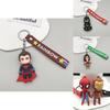 Набор брелоков с героями Marvel и DC Прочный и красочный брелок с супергероями для детей и взрослых