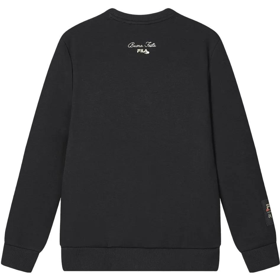 FILA Dragon Collection Sweatshirt Unisex Jet Black (Unisex) Sweatshirts F11M419215F BK