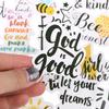 50Pcs Motivational Phrases Sticker Inspirational Life Waterproof Diy Decals