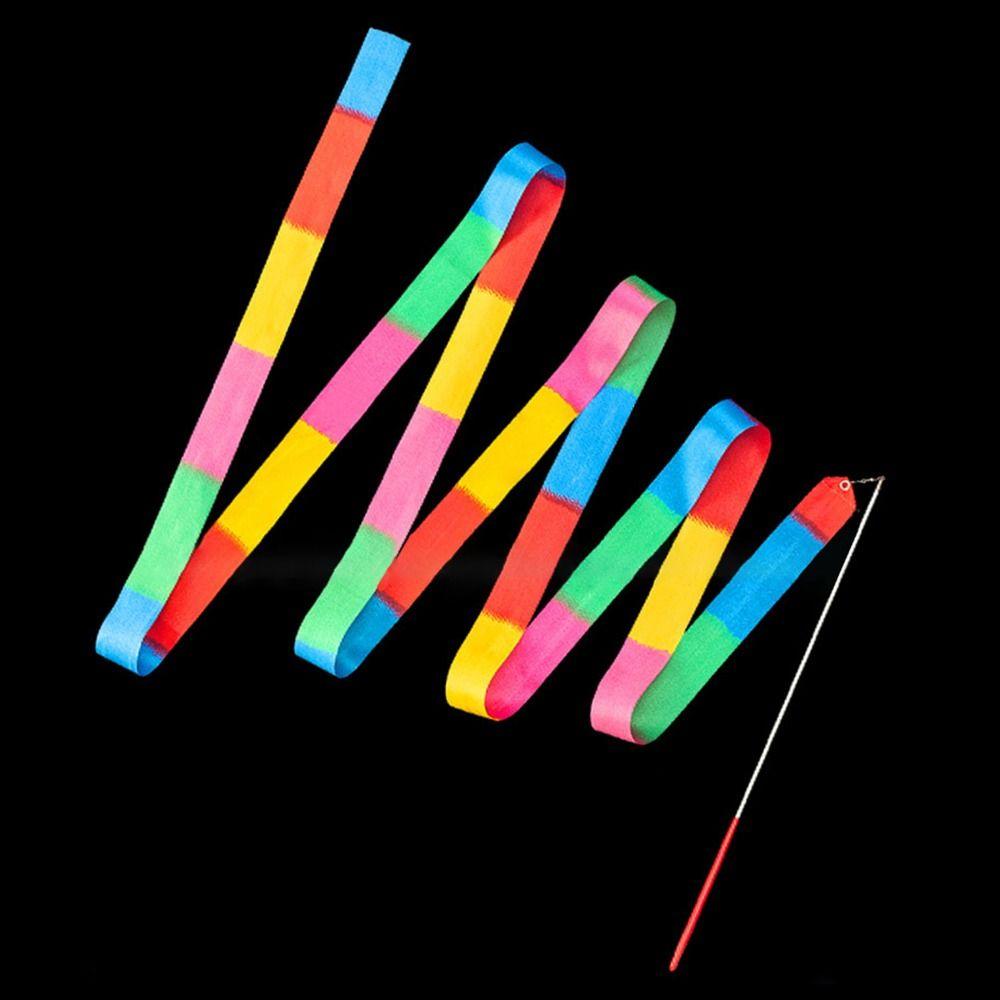 Ribbon Colorful Gym Ribbons Rhythmic Art Training Artistic Gymnastics Ribbon Dance Ribbon