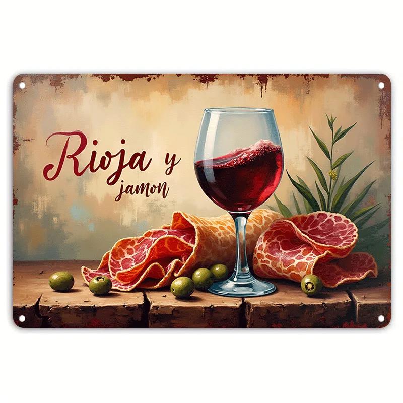 Coffee Fruit Juice Cocktails Tin Sign Art Crafts Tinplate Billboard Decor for Bar Kitchen Home Wall Plate Decor Shabby Plaques