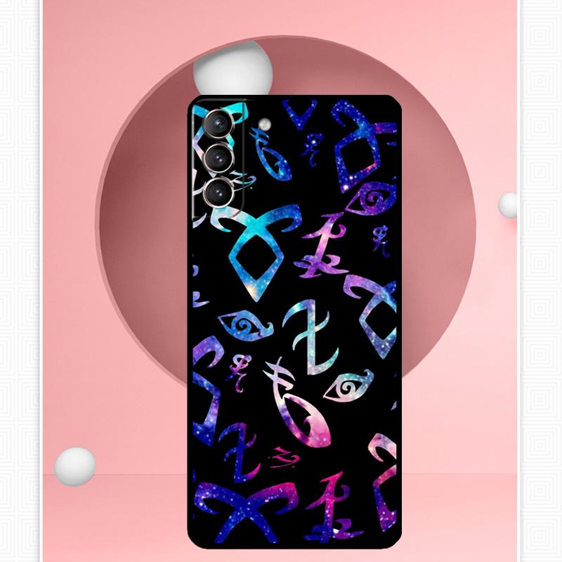 Чехол Shadowhunters Ангельская Руна для Samsung Galaxy S25 Ultra S21 S22 S23 S24 Ultra S9 S10 S20 Plus S25 FE Чехол Funda