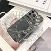 Применимо к Apple 11PRO волнообразное зеркало гальванический чехол для мобильного телефона iPhone11/11 серебристый всесторонний противоударный защитный чехол