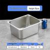 Прямоугольная пищевая емкость из нержавеющей стали 304