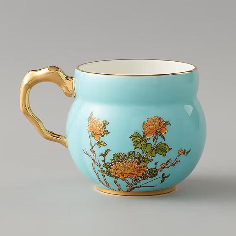 Набор из двух кружек Yong Feng Yuan Madame Porcelain Синий Западного Озера