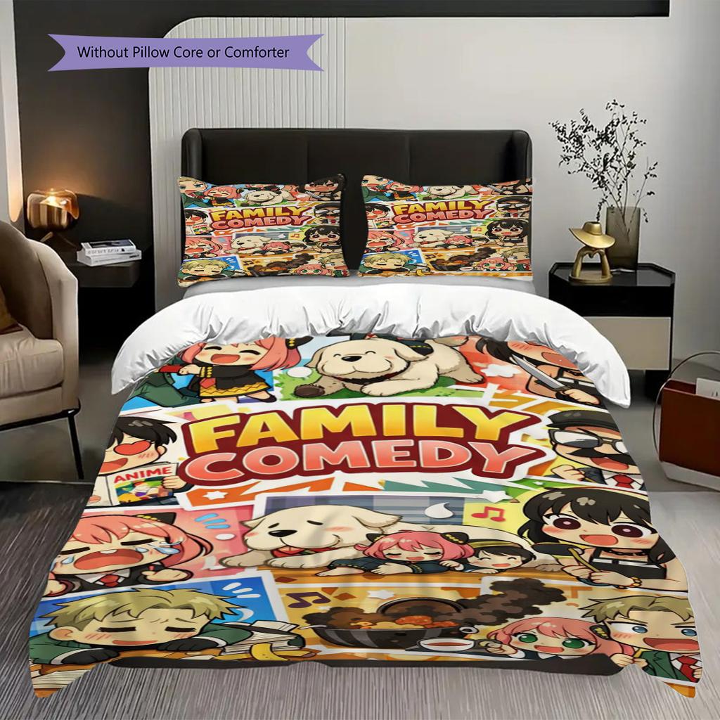 Family Comedy Adventure Bedding 1 Duvet Cover 2 Pillowcase Without Core Duvet Cover And Pillowcase Bedding Set Christmas Birthday Gift