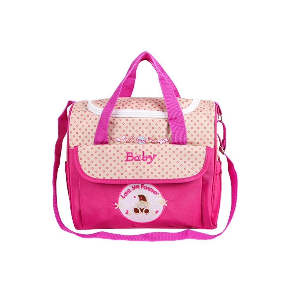 5Pcs/set Multifunctional Baby Diaper Bag Large Capacity Crossbody Bags New Shoulder Bag Mother Baby