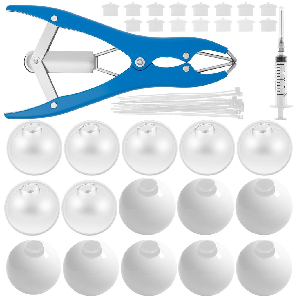 15 Pcs DIY Stress Ball Kit Blank Pressure Balls Skins DIY Kits with Expander Tool Make Your Own Stress Toys for Adults Beginners
