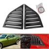 Для Dodge Challenger 2015 2016 - Пластик ABS Заднее Окно Четверть Жалюзи Накладка Заднего Крыла Боковой Вентиляционный Отвод Отделка Автомобильные Клейкие Аксессуары