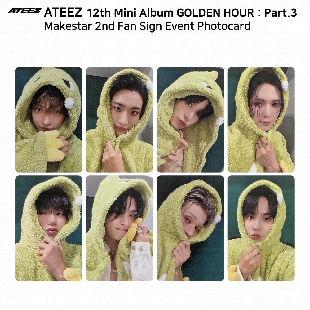 ATEEZ 12th Mini Golden Hour Part.3 Makestar 2nd Fan Sign Event Photocard