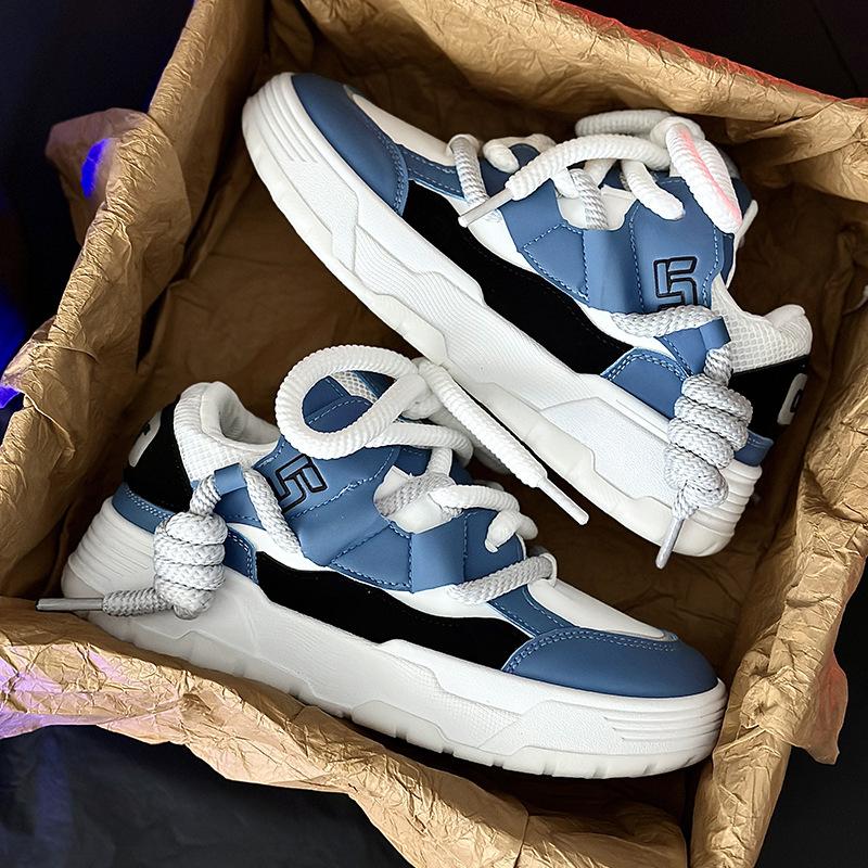 Korean Version Flat Bottom Casual Board Shoes Men 202new Fashion Simple All-match Shallow Mouth Solid Color Men Shoes Autumntime