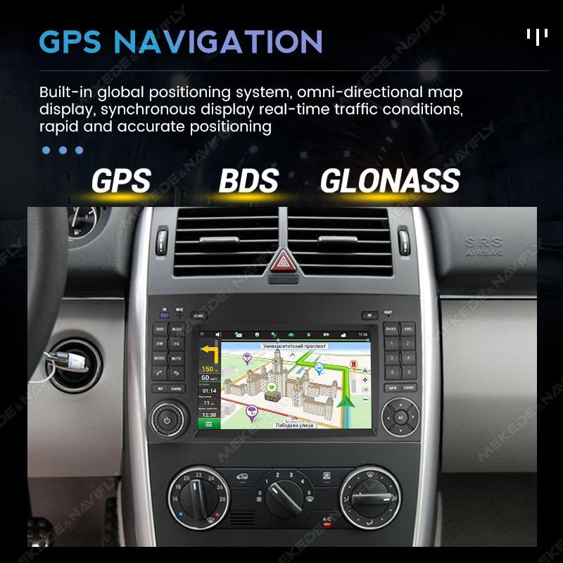 7" 2din Android автомобильный радиоприемник стерео видеоплеер для Mercedes Benz B200 AB Class W169 W245 Viano Vito W639 Sprinter W906 Carplay