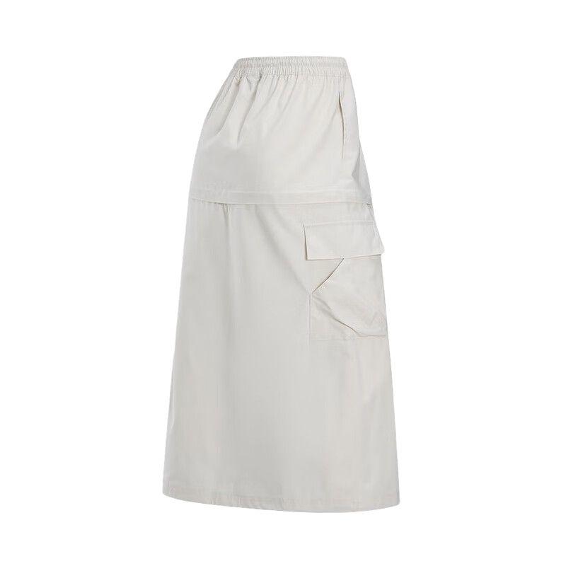 Nike Спортивная одежда Essential Съемная Двусторонняя Карго Тканая Свободная Спортивная Повседневная Длинная Юбка Женская Юбки Белый FV7504104