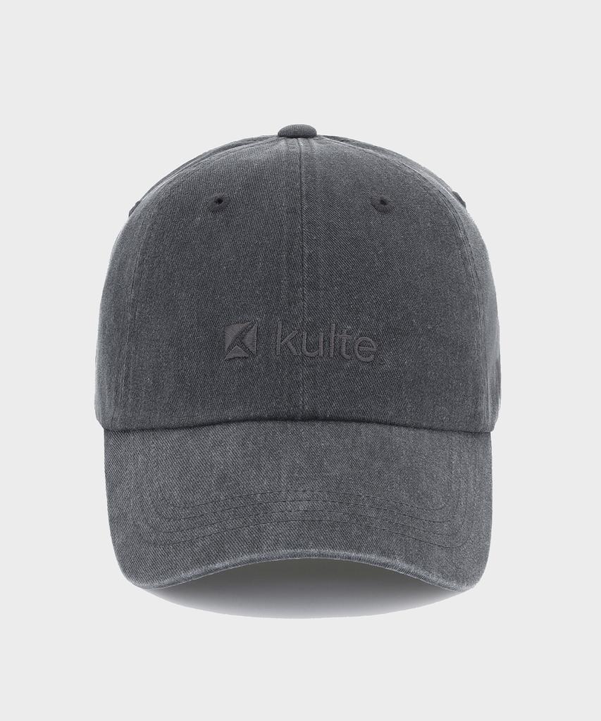 KULTE Выцветшая стираная кепка серая