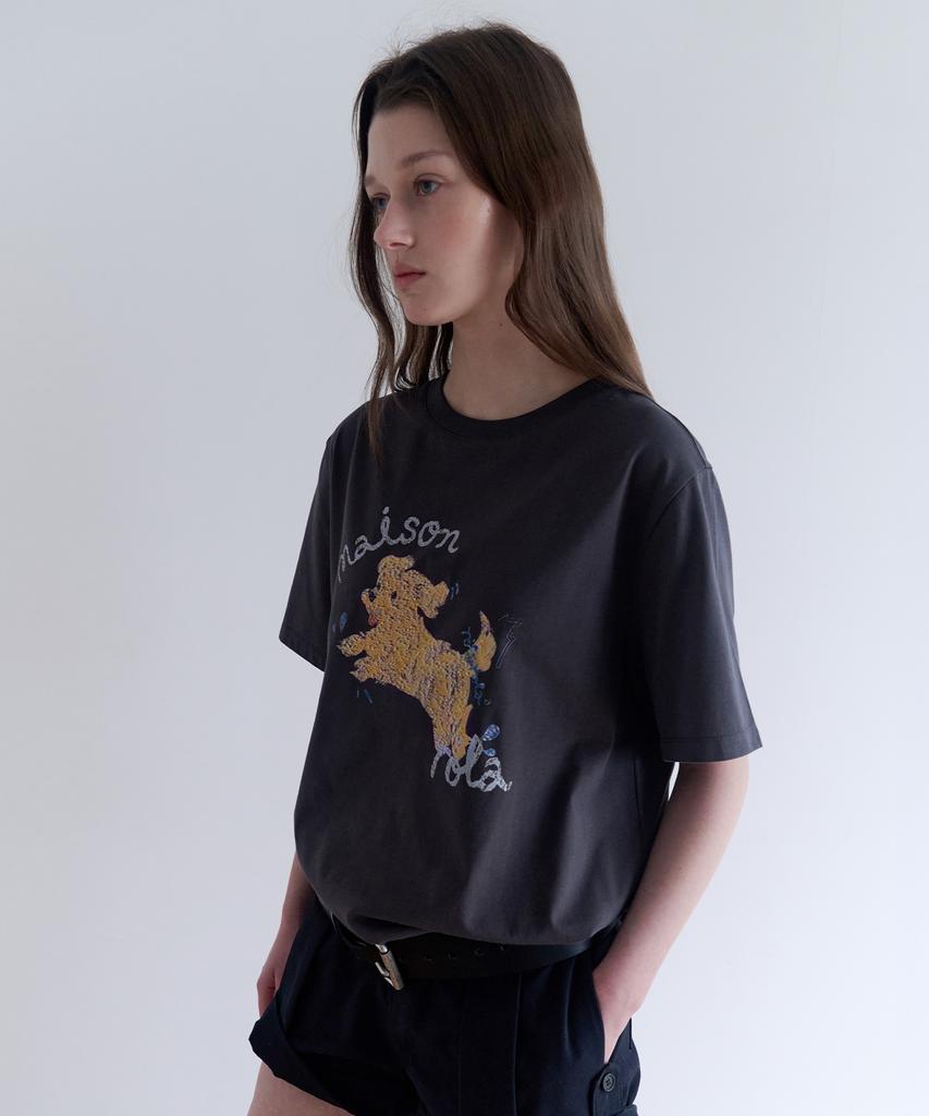 ROLAROLA Футболка Rola Puppy Friends Угольный