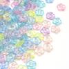 Акриловые ретро-градиентные пятилепестковые бусины для самостоятельного изготовления украшений и аксессуаров для волос
