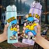1PC Bruh I Just Now Im 8 Boy Cartoon Print 750ml Color Plastic Sports Water Bottle Leakproof Flip Straw Lid Suitable for Sports Office Home Use