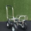 Aluminum Silent Flatbed Hand Truck with Guardrail