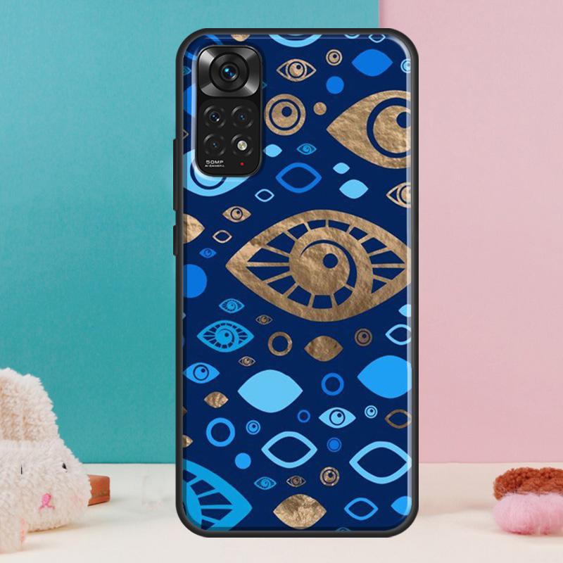 Чехол «Сглаз» для Xiaomi Redmi Note 14 13 Pro 12 11 9 10 9S 10S 11S 12S Redmi 14C 13C 10C 12C