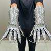 Nazgul Etching Gloves Set Medieval Knight Gauntlet Gloves Pair Best Halloween Costume Role Play Cosplay Gloves Best Gift Item