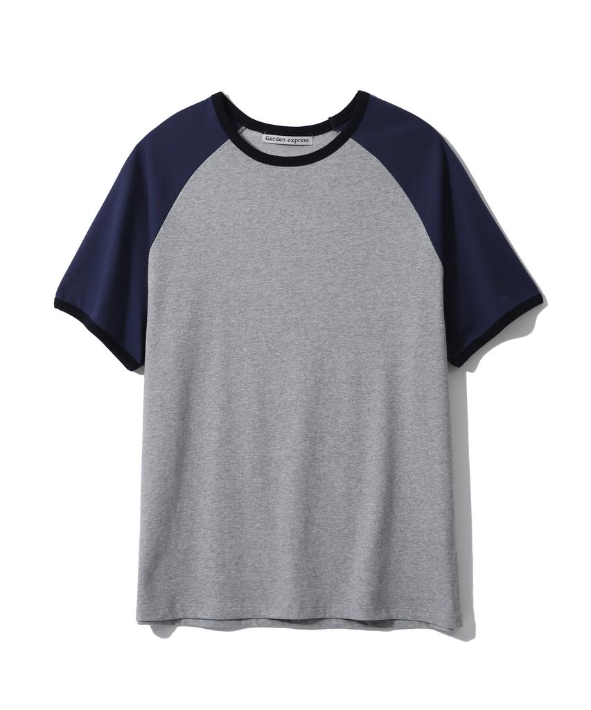 GARDEN EXPRESS Athletic Raglan T-Shirt (Grey Mix)