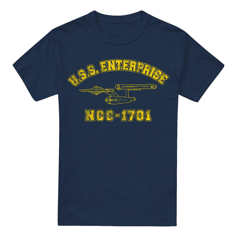 STAR TREK Mens Enterprise Athletic T-Shirt