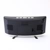 Living Room Curved Screen LED Mirror Digital Temperature and Humidity Electronic Clock Home Desktop Sleeping Alarm Clock Bedside Clock Gift