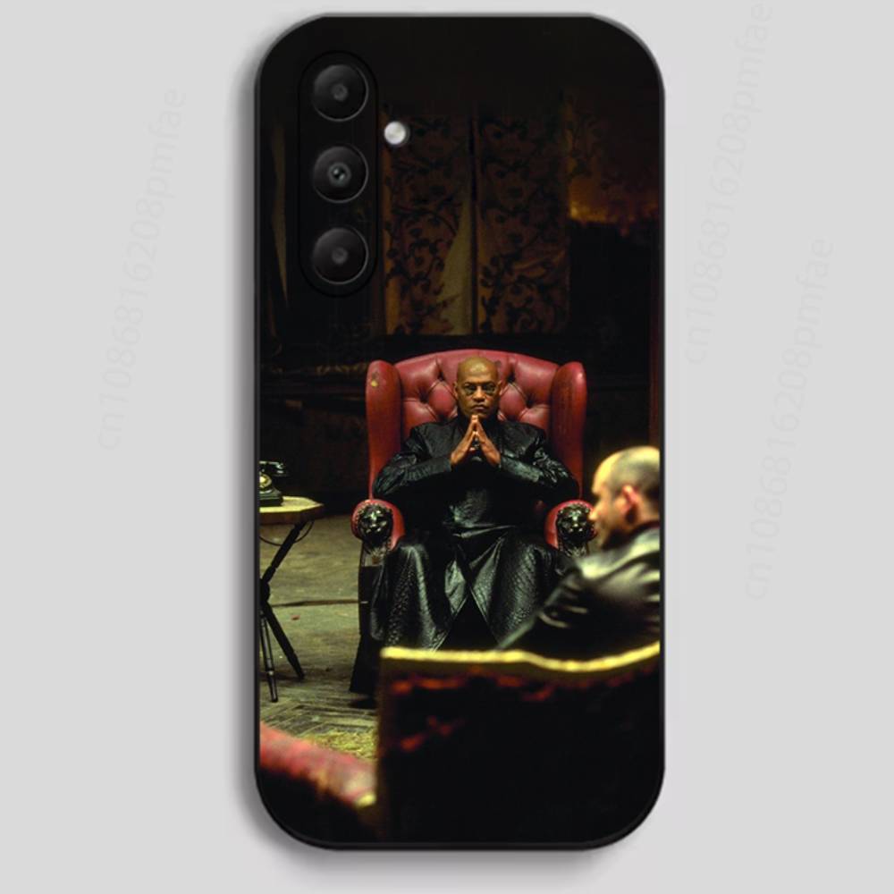 Чехол для телефона M-Matrix Movie для Samsung Galaxy A13, 21s, 22, 31, 32, 40, 52, 71, A91 Мягкий черный корпус