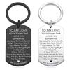 Wedding Husband Lover Gifts Anniversary Boyfriend Valentines Day Key Ring TO MY LOVE Keychain