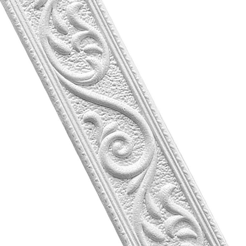 3D Foam Molding Trim Wall Trim Line Border Brown Decoration Silver