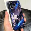 Мягкий чехол для телефона S-Sword O-Online SAO Kirito для iPhone 16 16E 17 Air 15 Pro Max 14 Plus 13 Mini 11 12 7 Черная задняя крышка