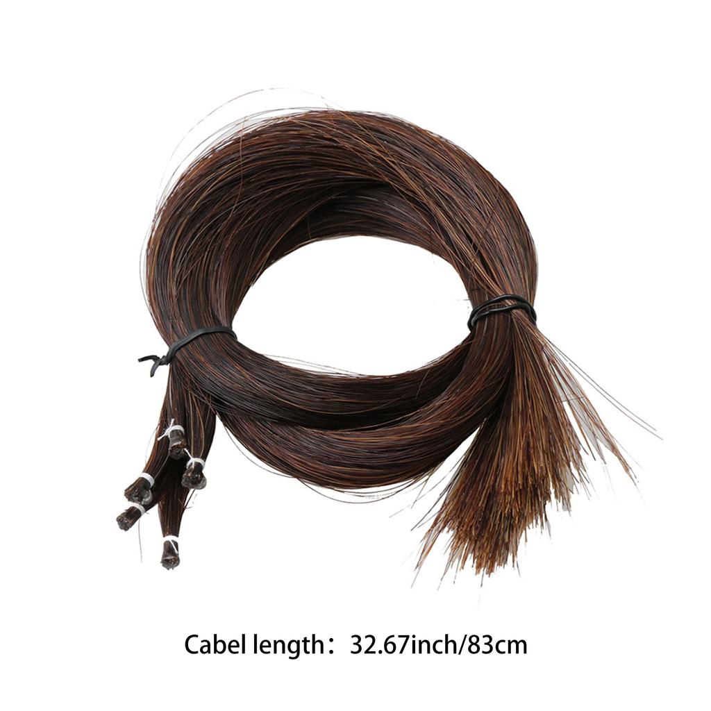 Волос для смычка скрипки Bstinay для замены струны смычкового инструмента, изготовлен из конского волоса хорошего коричневого цвета, аксессуар, волосы, тон, 83 см,