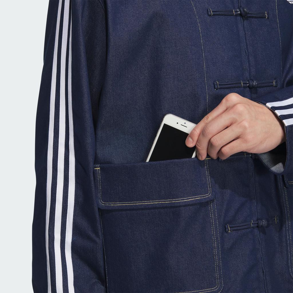 adidas Оригиналы ТРЕК-ТОП CN TT ДЖИНСОВЫЕ куртки и пальто Унисекс Темно-синий JW1968