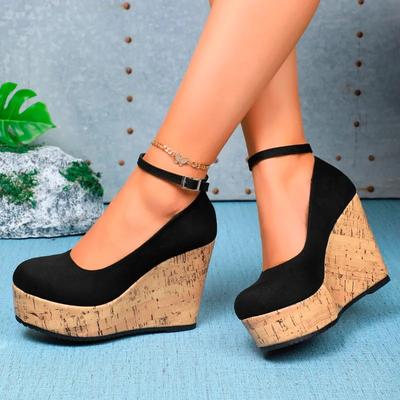 Женская обувь 2024 года, новые женские туфли на высоком каблуке с пряжкой и ремешком, модные туфли-лодочки на плоской подошве, женские, горячая распродажа, туфли на каблуках больших размеров