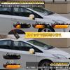 POPMOTORZ Повторители поворота в зеркалах заднего вида для Prius Prius Alpha Camry Mark X Mark X Geo и 10 серии, динамические указатели положения с дневными ходовыми огнями