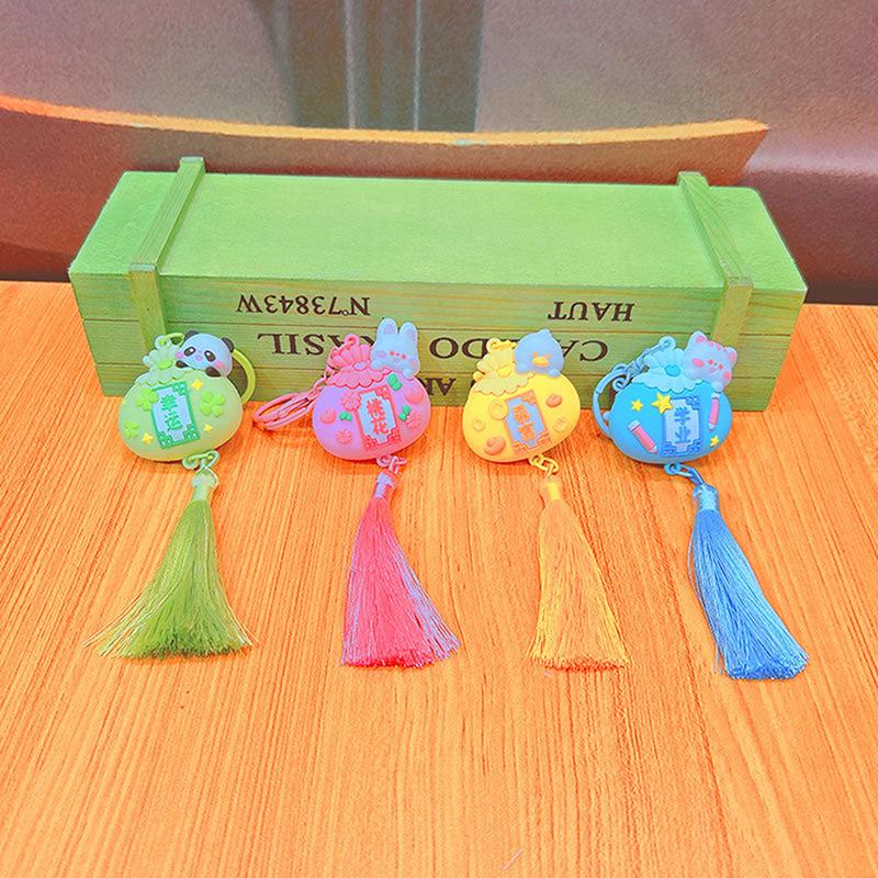 Праздник лодок-драконов в китайском стиле, счастливая сумка, милые мультяшные животные, кисточки, брелок, подвески, украшения, украшения, подарки для пары