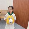 Pattern Rabbit Plush Childrens Backpack Outdoor Cartoon Mini Bag Storage