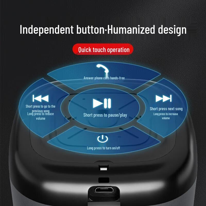Портативная Bluetooth-колонка Newmine BT15, CN-вилка (адаптер в комплекте)