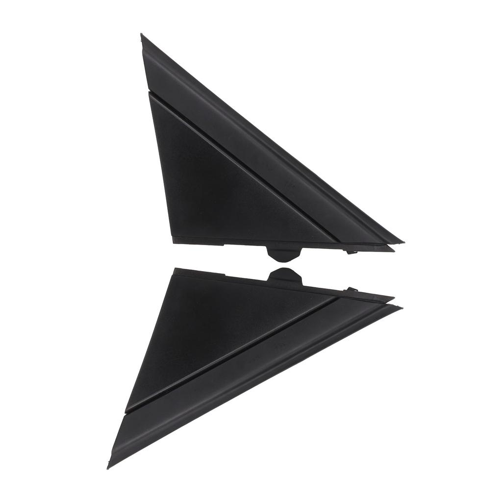 Pair Door Mirror Flag Cover 1SH17KX7AA Left Right Black Decoration Replacement for FIAT 500