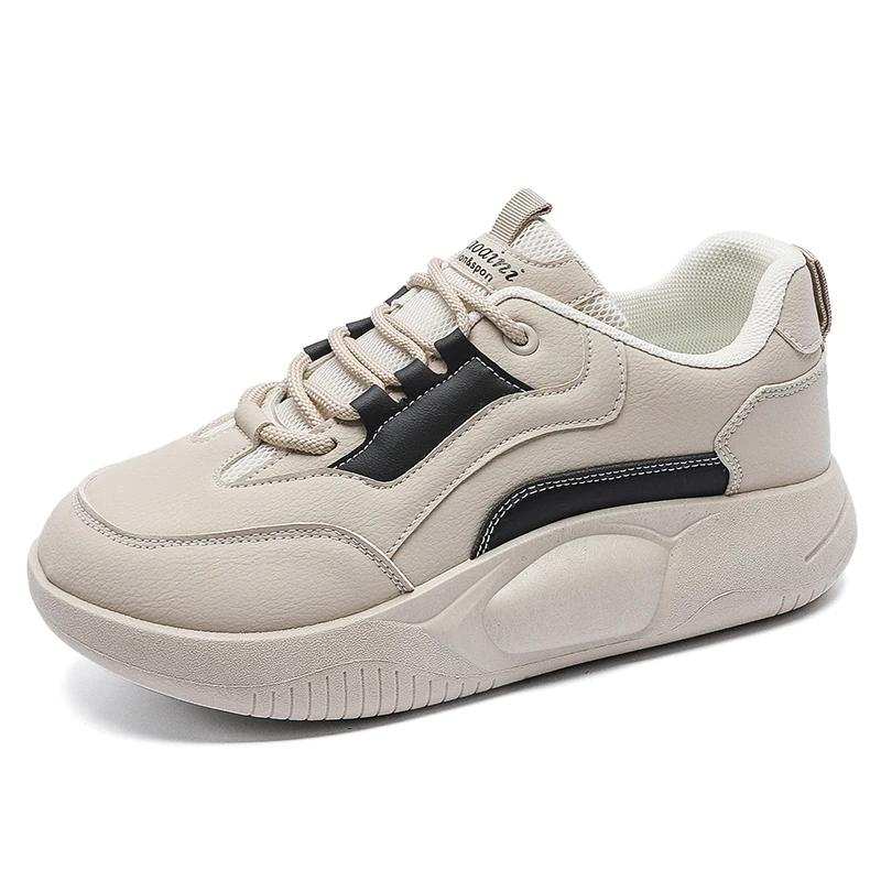 Красочные кроссовки для ходьбы Минималистичная обувь Женские туфли цвета хаки Женская спортивная обувь Сабо Посадка Люксовый бренд Десять трендовых товаров