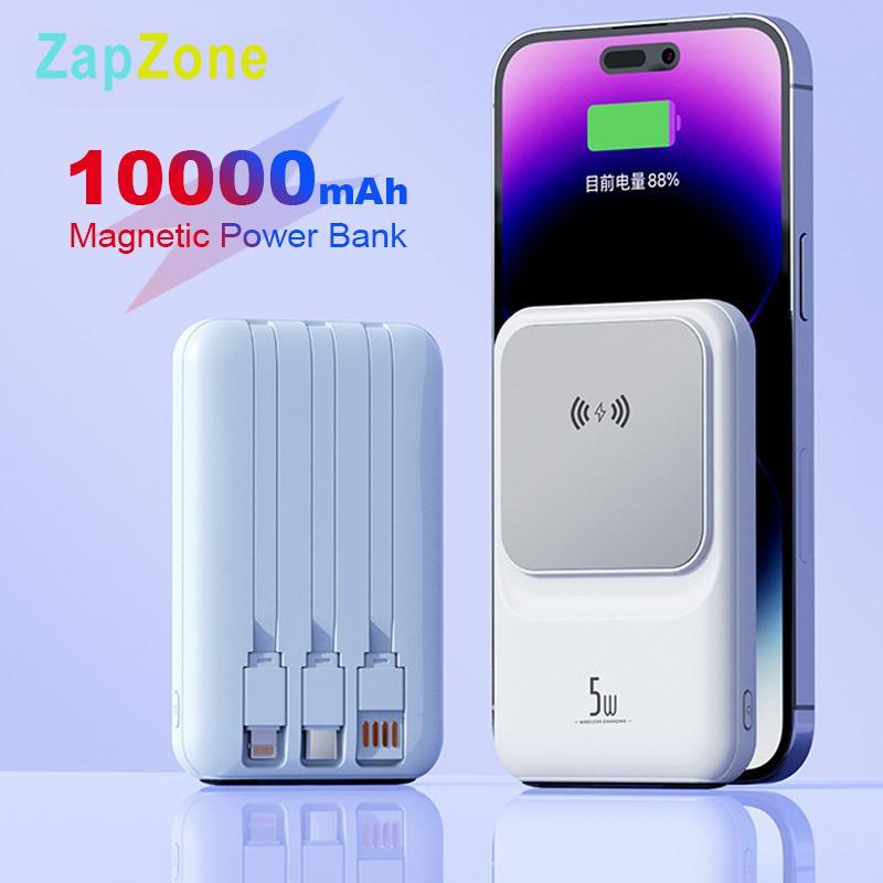 10000mAh Wireless Charger Portable Powerbank External Spare Macsafe Magnetic Battery Pack Power Bank For Iphone 12 13 14Pro Max