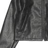 New York Yankees Short Zip Solid Texture Jacket Women jackets Black 3FJKB0254-50BKS